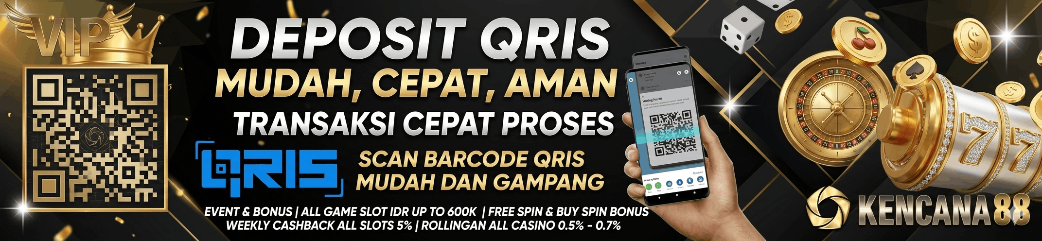 DEPOST INSTANT DENGAN QRIS